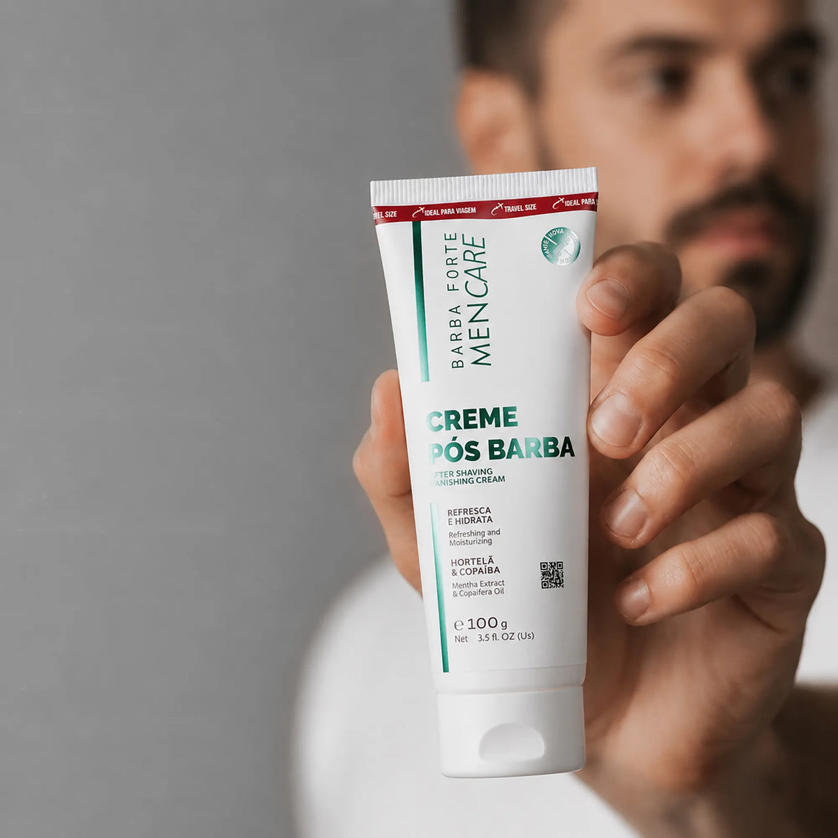 Creme Pós-Barba Men Care Barba Forte – textura e consistência