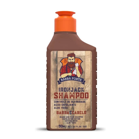 Shampoo Esfoliante para Barba IronJack Barba Forte 250ml
