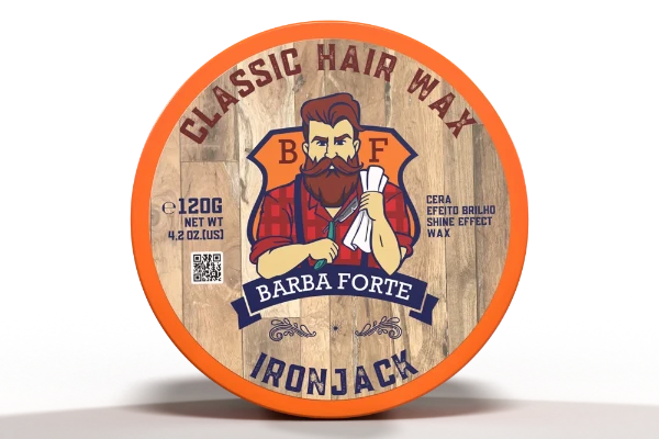 Cera Fixação Forte Efeito Brilho 120g · IronJack Barba Forte — foto 1