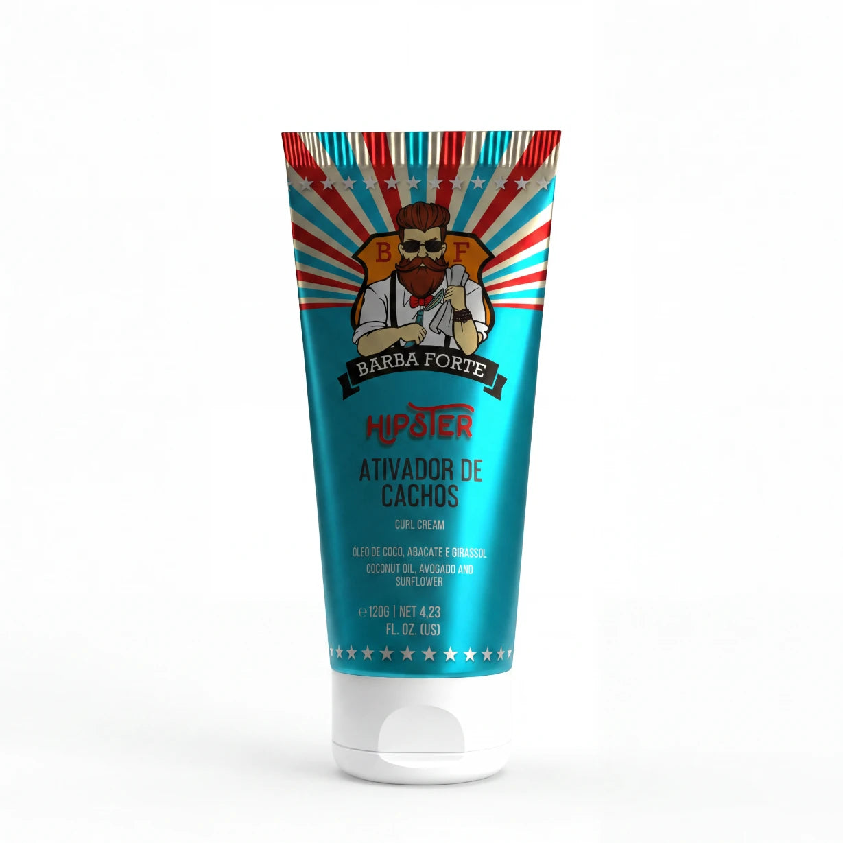Ativador de Cachos Hipster Barba Forte 120g