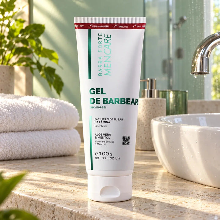 Gel Barbear Pele Protegida · Men Care Barba Forte