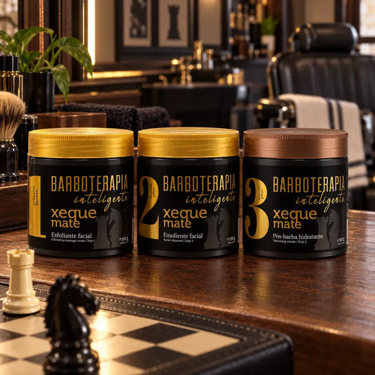 Kit Barboterapia Xeque-Mate · 3 passos