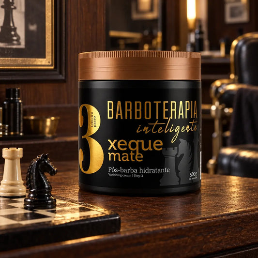 Pós-Barba Hidratante Xeque-Mate · Passo 3