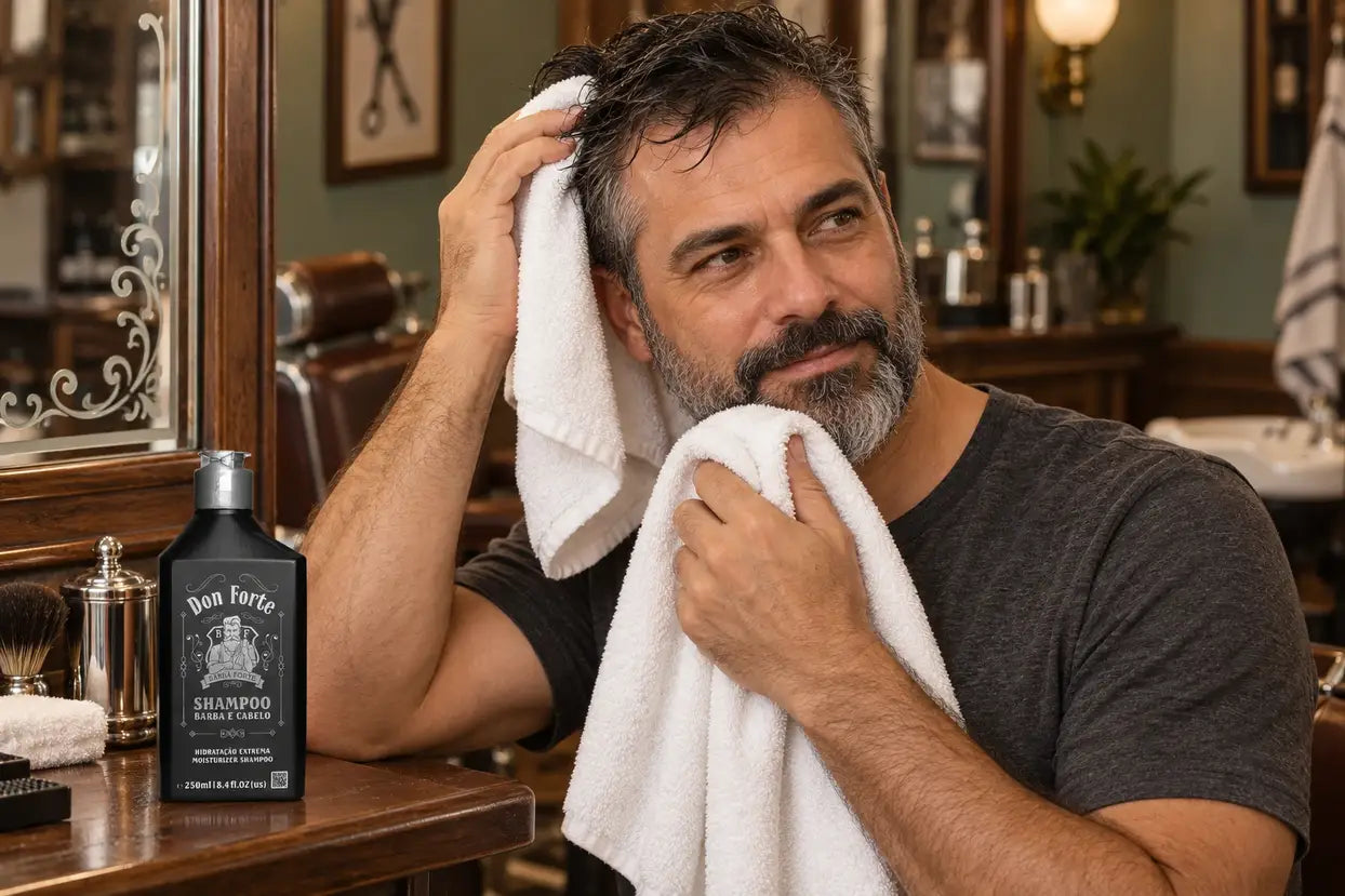 Shampoo Hidratação Extrema Don Forte · Dois minutos para cuidar.