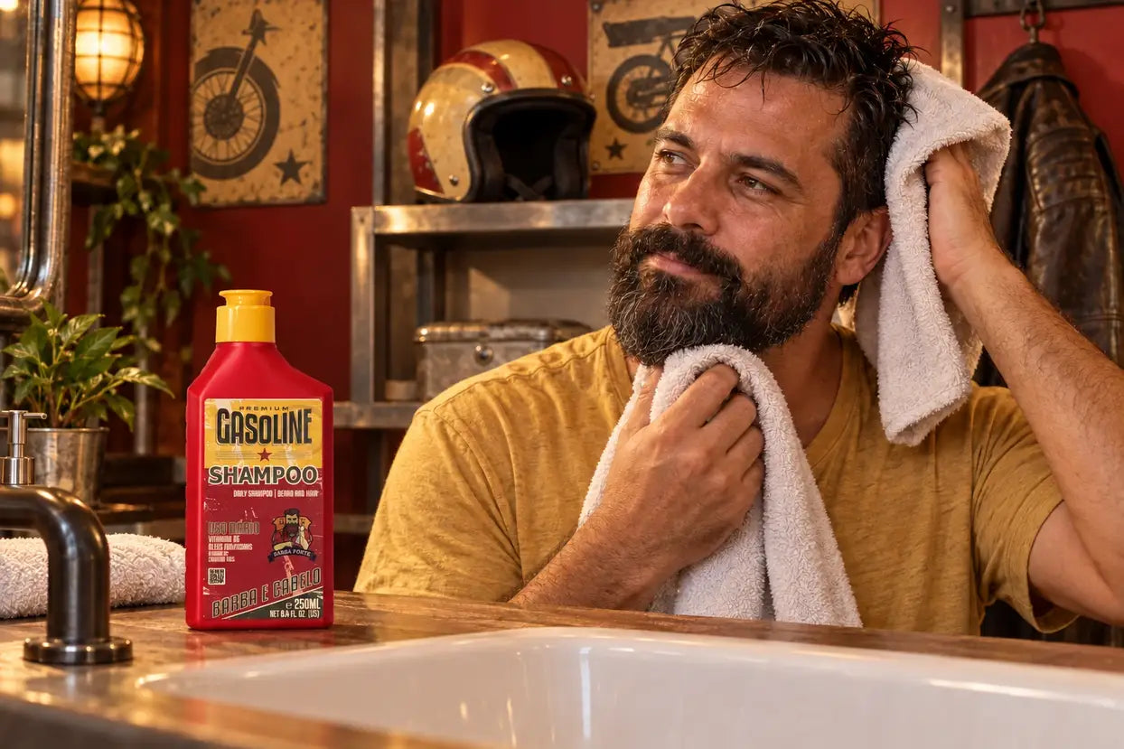 Shampoo Uso Diário Gasoline 250ml · Limpeza com espaço para a maciez.
