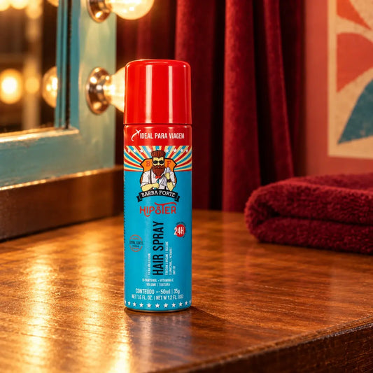 Spray Ultra Hold Hipster 50ml 50ml no camarim retrô Hipster