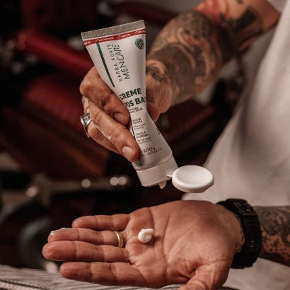Creme Pós-Barba Men Care Barba Forte – rótulo e informações do produto
