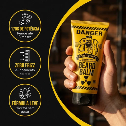 Beard Balm Danger Barba Forte – textura e consistência