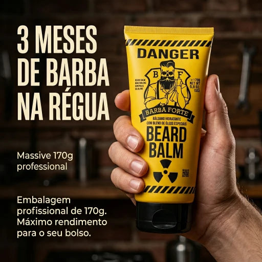 Beard Balm Danger Barba Forte – detalhe da embalagem
