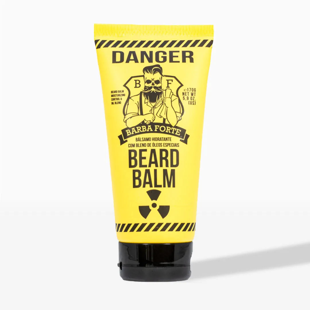 Beard Balm Danger Barba Forte – aplicação na barba e cabelo