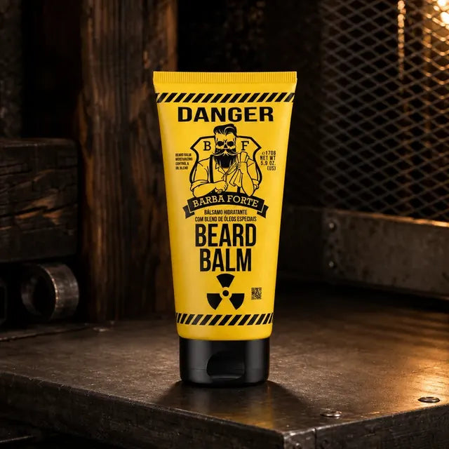 Linha Danger — Óleo, Balm, Cera e Shampoo Bomba Barba Forte