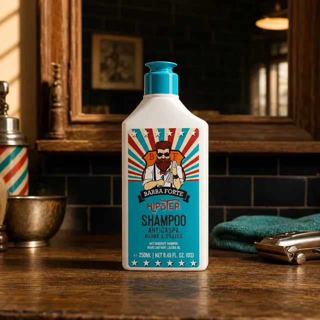 Linha Hipster — Pomada, Gel, Spray e Leave-in Barba Forte