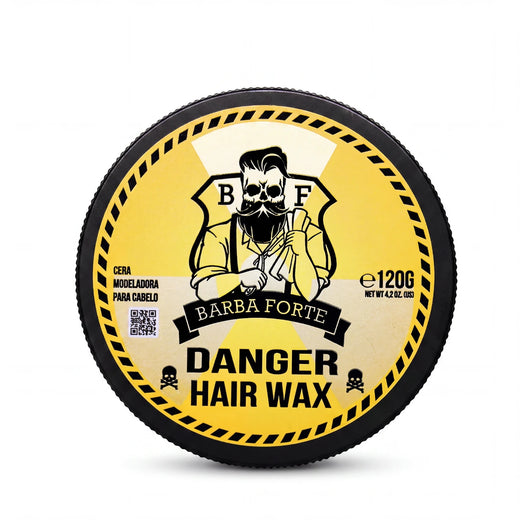 Cera Fixação Forte Efeito Brilho 120g · Danger Barba Forte