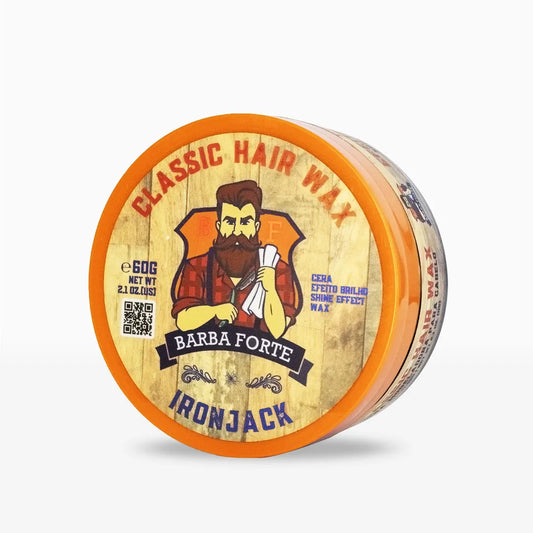 Cera Modeladora para Cabelo IronJack Barba Forte 60g