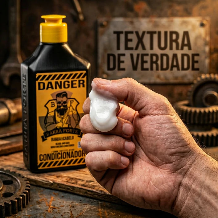 Condicionador Bomba Barba Macia · Danger Barba Forte — foto 3