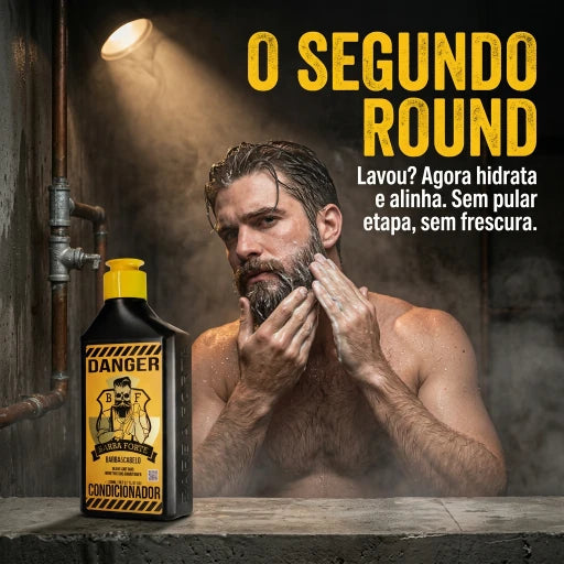 Condicionador Bomba Barba Macia · Danger Barba Forte — foto 4