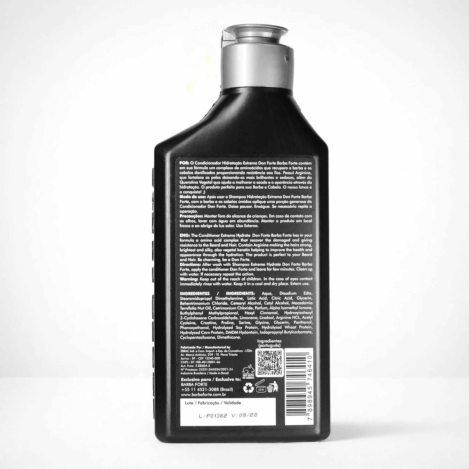 Condicionador Don Forte Barba Forte – textura e consistência