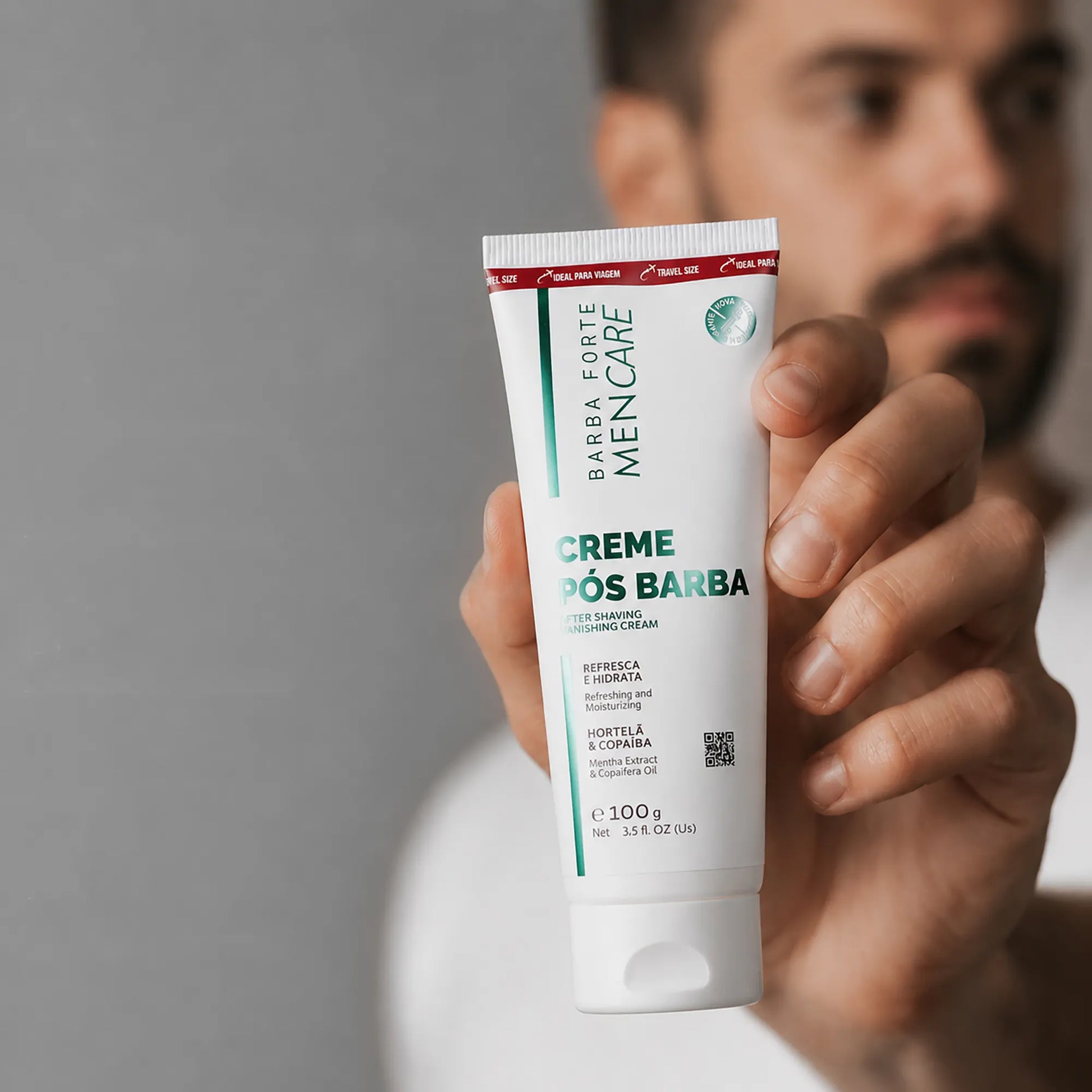 Creme Pós-Barba Men Care Barba Forte – textura e consistência