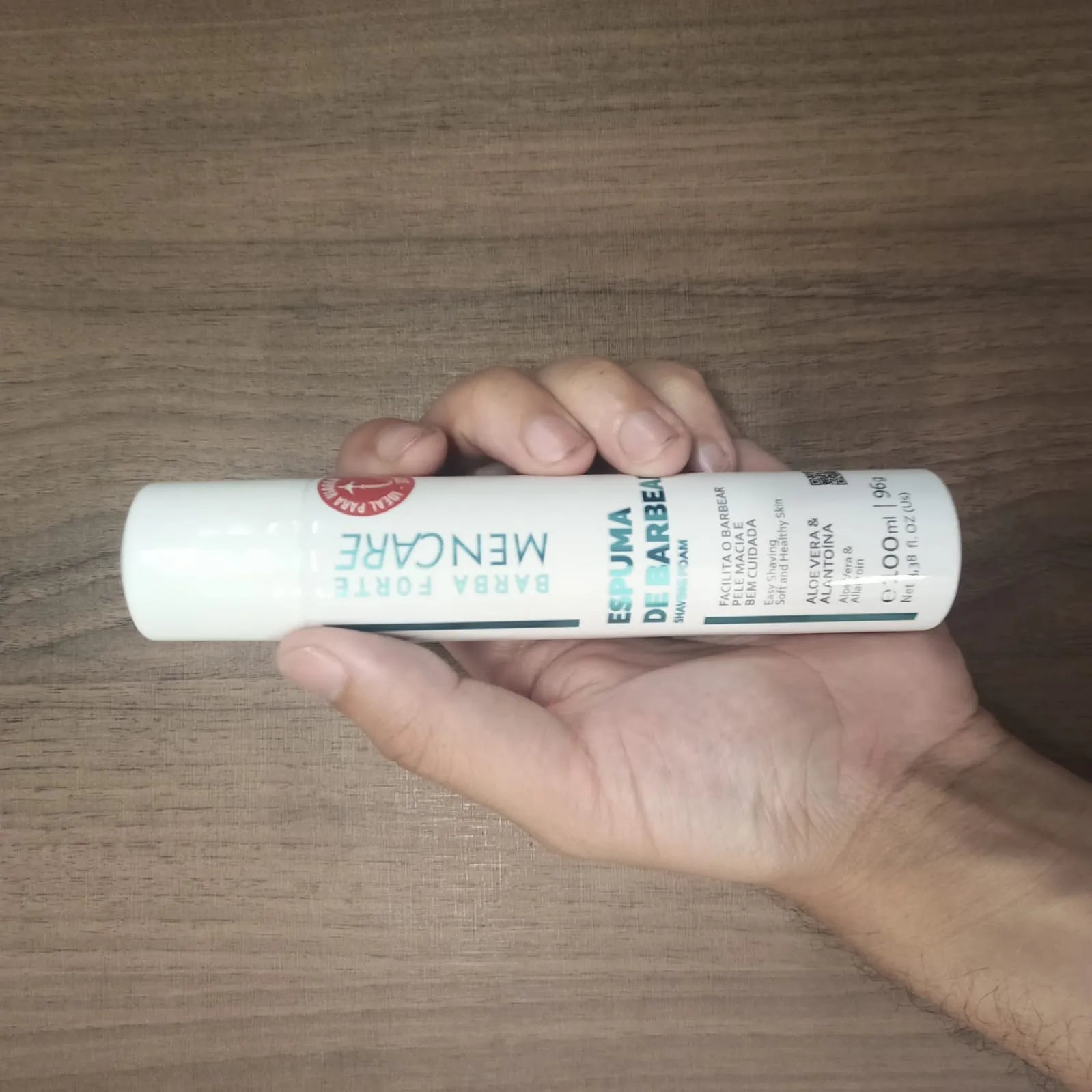 Espuma de Barbear Men Care Barba Forte – rótulo e informações do produto