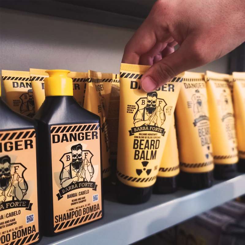 Beard Balm Danger Barba Forte – rótulo e informações do produto