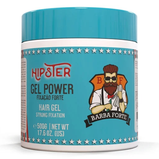Gel Power Efeito Molhado 500g · Hipster Barba Forte — foto 1