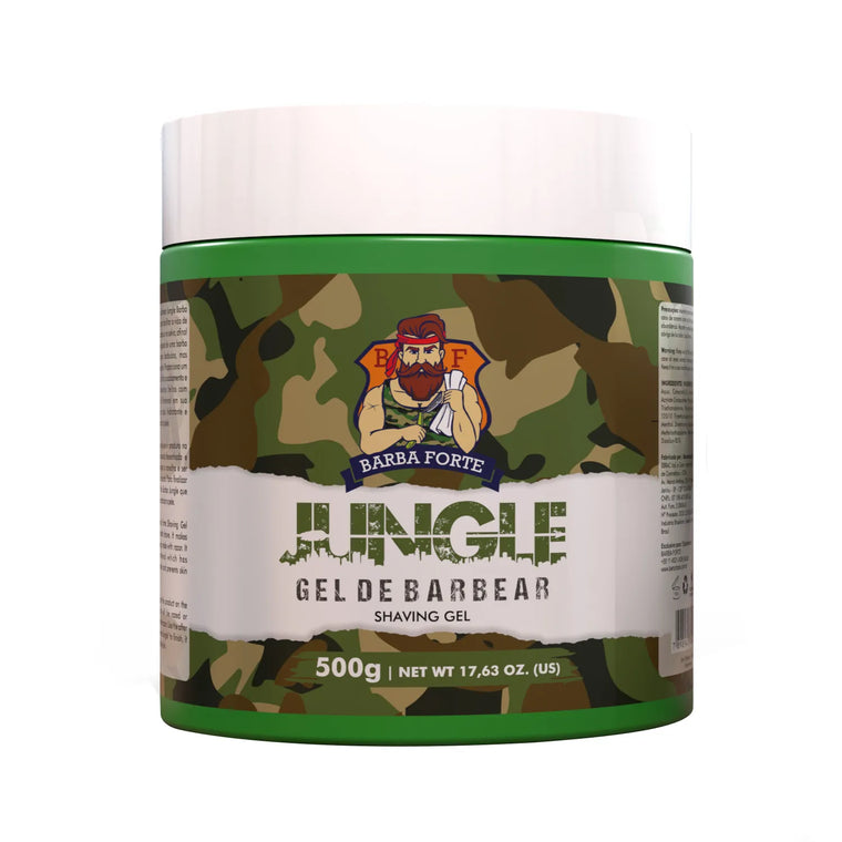 Gel Barbear Precisão na Navalha 500g · Jungle Barba Forte — foto 1