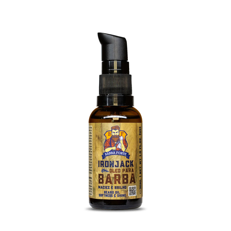 Óleo Barba e Bigode Macio 30ml · IronJack Barba Forte — foto 1