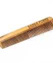 Pente de Madeira para Barba Artesanal Barba Forte PT004