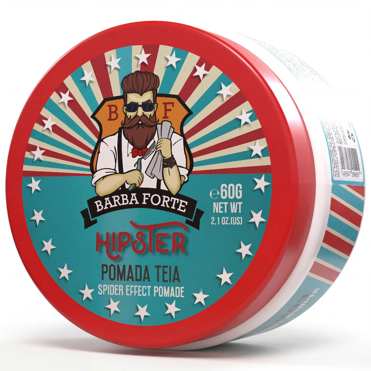 Pomada Efeito Teia Penteado Definido · Hipster Barba Forte — foto 1
