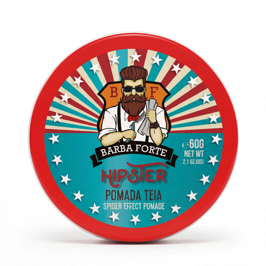 Pomada Teia Hipster Barba Forte – rótulo e informações do produto