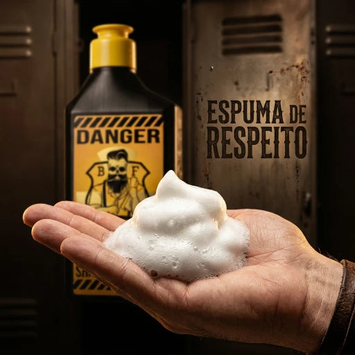 Shampoo Bomba Barba e Cabelo Fortes · Danger Barba Forte — foto 3