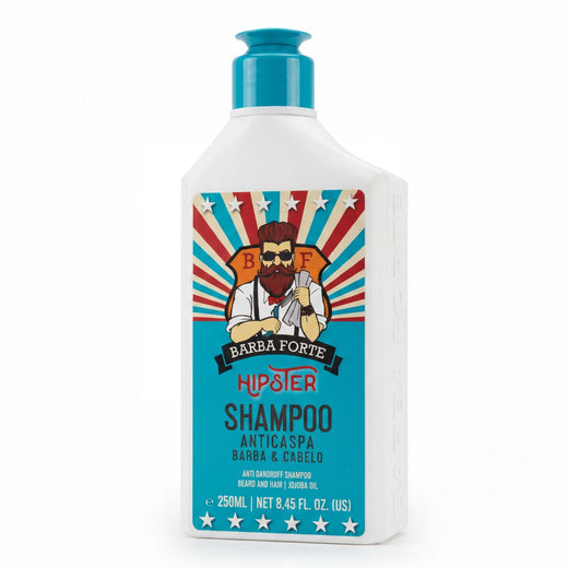 Shampoo Anti-Caspa Couro Limpo · Hipster Barba Forte