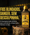Shampoo Bomba Danger Barba Forte – rótulo e informações do produto