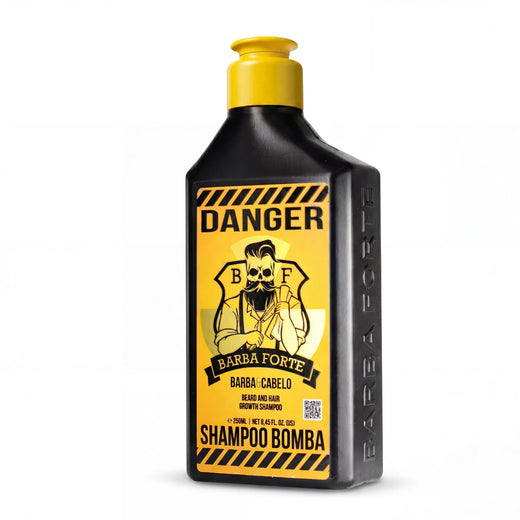 Shampoo Bomba Barba e Cabelo Fortes · Danger Barba Forte