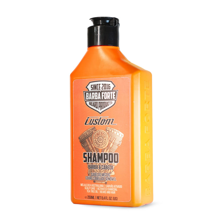 Shampoo Carvão Ativado Sem Oleosidade para Cabelos Mistos · Custom Barba Forte — foto 1