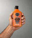 Shampoo Carvão Ativado Custom Barba Forte – rótulo e informações do produto