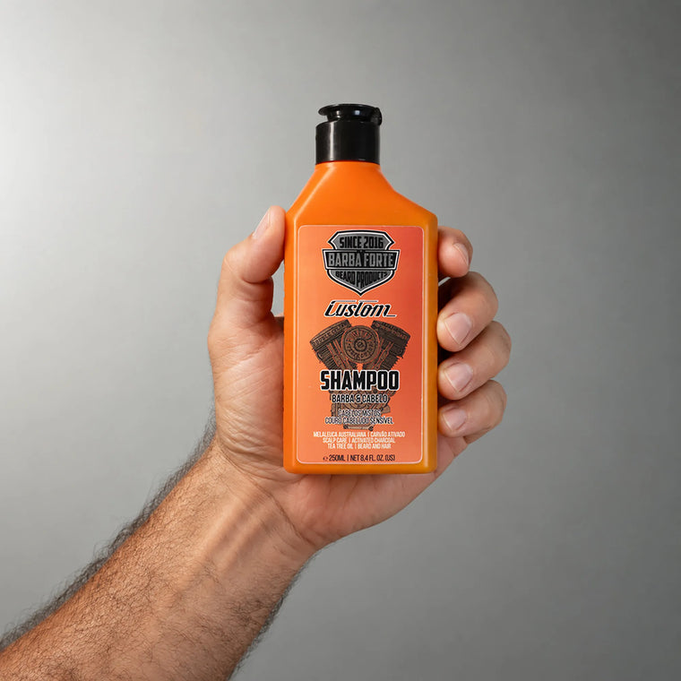 Shampoo Carvão Ativado Sem Oleosidade para Cabelos Mistos · Custom Barba Forte — foto 2