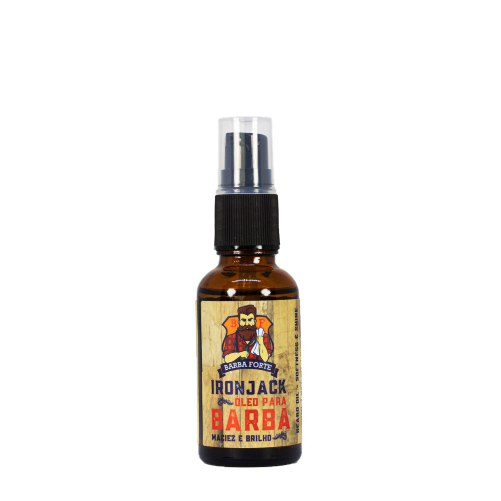 Óleo para Barba IronJack em fundo branco